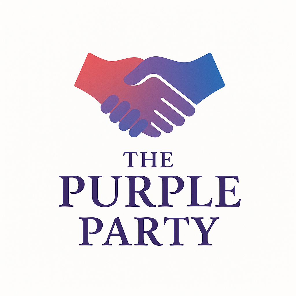 The Purple Party logo